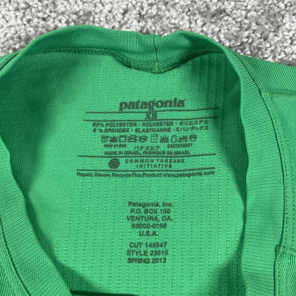Patagonia T Shirt Womens Extra Small Gamut Breathable Performance Mesh Light - Picture 2 of 7